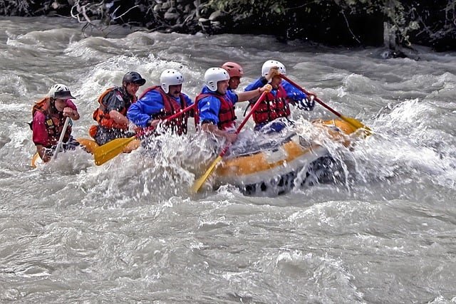 inflatable boat on white water BoaTzNow